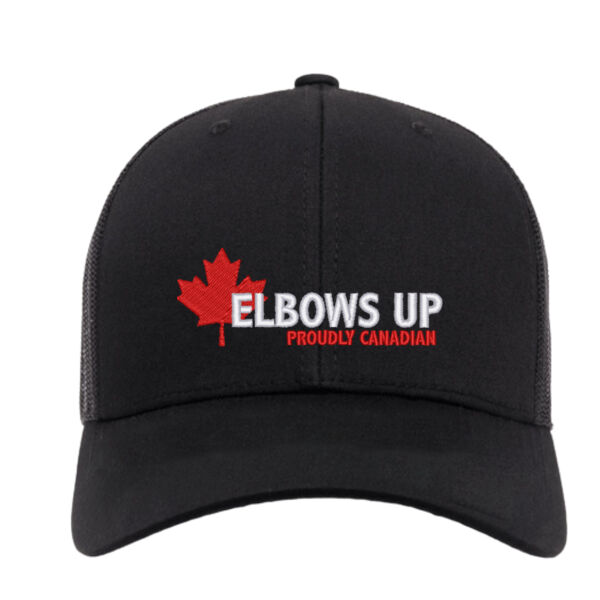 Embroidered Elbows Up Trucker Cap Thumbnail
