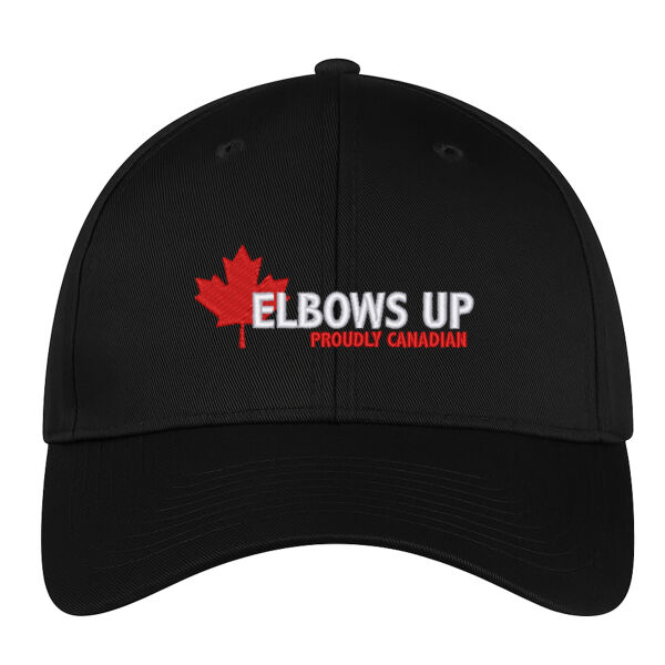 Embroidered Elbows Up Twill Cap Thumbnail