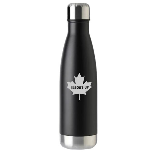 Engraved Elbows Up Maple Leaf 17oz Waterbottle Thumbnail