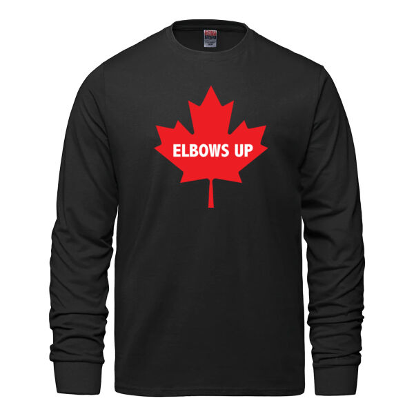 Elbows Up Maple Leaf Crewneck Thumbnail